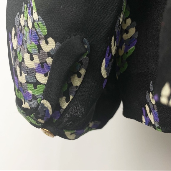 Diane Von Furstenberg Design Silk Wrap Top Blouse - Picture 7 of 10